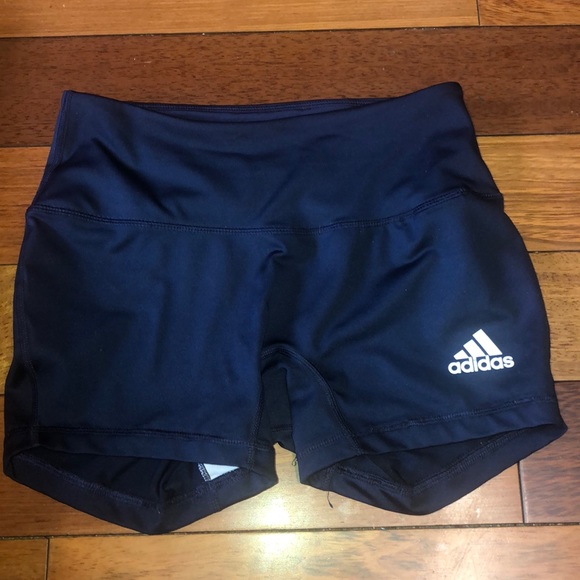 Shorts | Adidas Navy Blue Spandex 